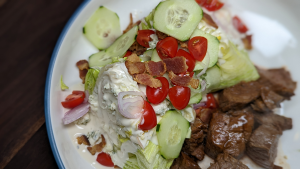 Wedge Salad & Steak Tips