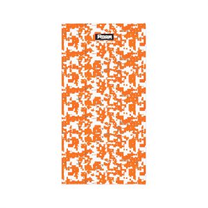 Orange camo, lightweight neck gator.