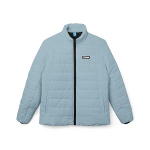 Mist Blue – Women’s Puffer Jacket (AOP)