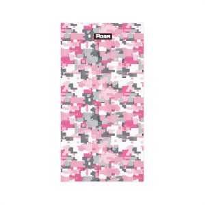 Pink camo, lightweight neck gator. – Style #2